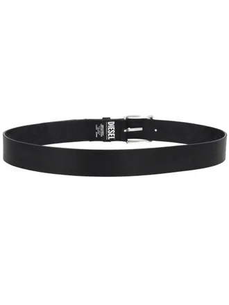 Diesel Leather Belt - Black