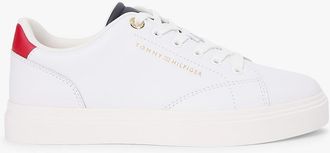 Tommy Hilfiger Womens Leather Cupsole Sneaker - Multi - US 6.5 / EU 37
