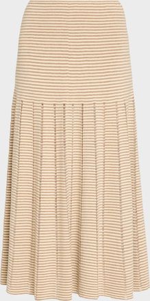 Proenza Schouler Phyllis Pleated Midi Skirt