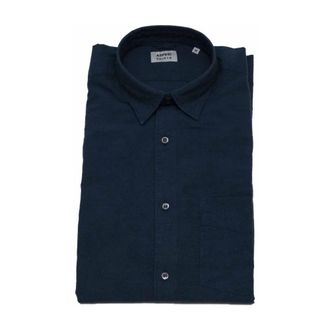 Aspesi Heren, Overhemden, Blauw, Maat: XL Katoen