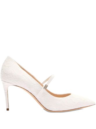 Casadei Pumps Julia Penny Liberty 80mm - Bianco