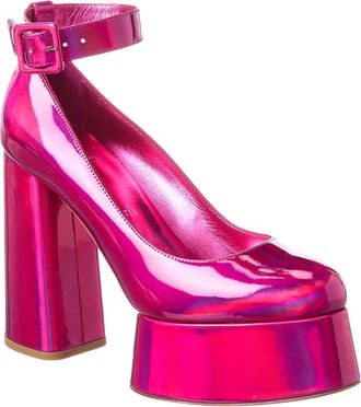 Christian Louboutin Yazefir 130 Leather Platform Sandal