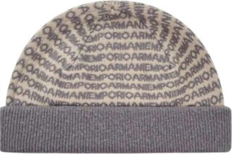 Emporio Armani Beanie - unisex - Hoeden - Grijs - M - Accessoires