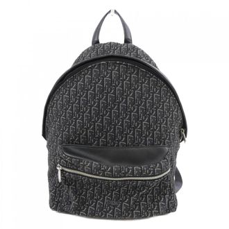 Dior Black Gray Backpack Handbag (Pre-Owned)