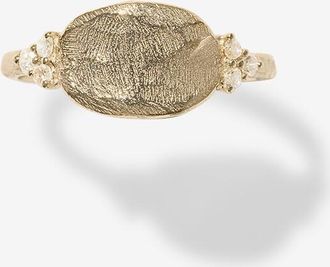 Pascale Monvoisin Gelbgold-Ring mit Diamanten Gaby N°2