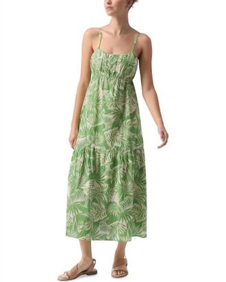 Sanctuary Dropped Seam Maxi Dress In Cool Palm