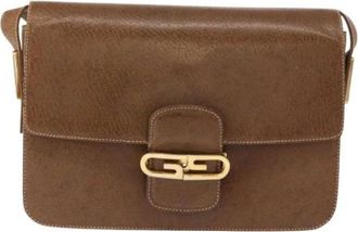 Gucci Pre-owned Cross Body Bags, female, Brown, Size: ONE SIZE Pre-owned Vintage Cross Body Bag