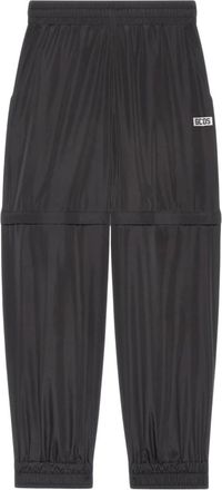 GCDS Gcds, Broeken, Heren, Zwart, XL, Nylon, Convertible Nylon Broeken