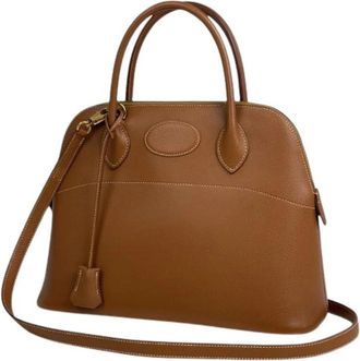 Herm&egrave;s Pre-owned Vintage Handbag - Dames - Vintage Handtas - Bruin - ONE Size - Leer - Vintage