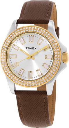 Timex Kaia Quartz Crystal Silver Dial Ladies Watch TWH6Z6210