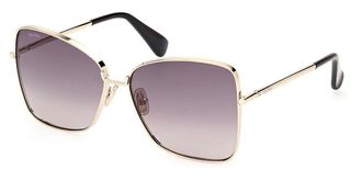 Max Mara MM0097 MENTON1 32B Womens Sunglasses Gold Size 59