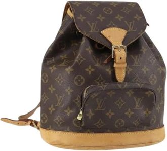 Louis Vuitton Pre-owned Canvas Rugzak - Dames - Vintage Rugzakken - Bruin - ONE Size - Vintage