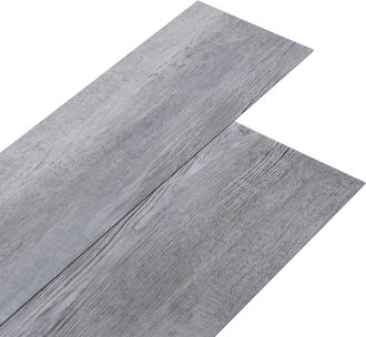 vidaXL Tableros De Suelo Madera Gris Mate 5,02 M&sup2; 36 Uds. Pvc Vidaxl
