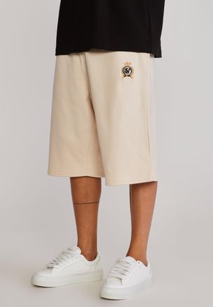 Siksilk Mens Ecru Crest Shorts XXL