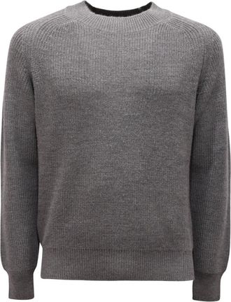 Brooksfield Heren, Truien, Grijs, Maat: XL Wol