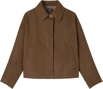 A.P.C. Giacca Veste Becca - - Jackets - Donna - Verde - S