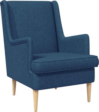 vidaXL Sill&oacute;n Azul Tela Vidaxl