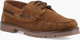 Hush Puppies Mens Harrison Mens Boat Shoes - Brown - Size: 11