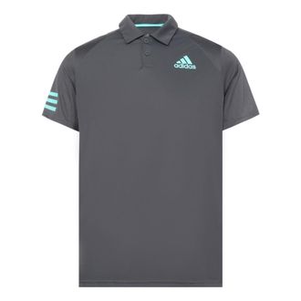 adidas Club Tennis 3-Stripes Polo Shirt Grey HB8028