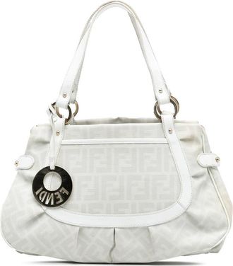 Fendi Pre-owned Fendi Medium Zucca Spalmati Chef Shopper Tote Ladies 8BR628 ANF 108 2373