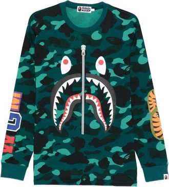 A Bathing Ape Round-neck Pattern Sweatshirt