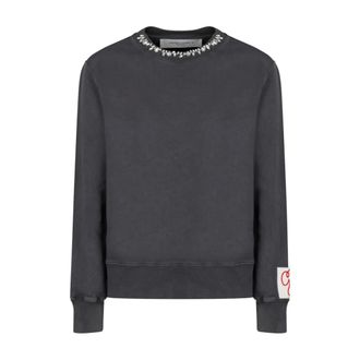 Golden Goose Anthracite Grey Crystal Sweatshirt