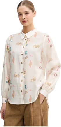 Never Fully Dressed Mujer, Blusas y Camisas, Multicolor, Talla: XS