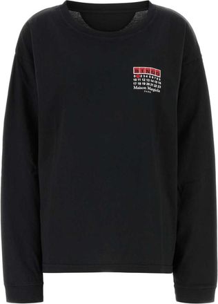 Maison Margiela Black Cotton Oversize T-shirt