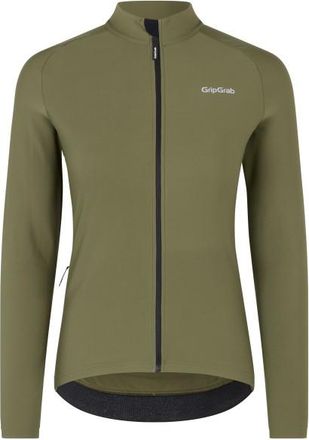 GripGrab PACR Thermal Long Sleeve Jersey Velotrikot f&uuml;r Damen | oliv