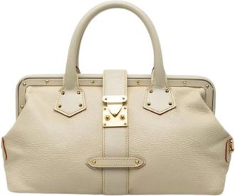 Louis Vuitton Pre-owned Lingenieux PM - Dames - Vintage Handtas - Wit - ONE Size - Leer - Vintage