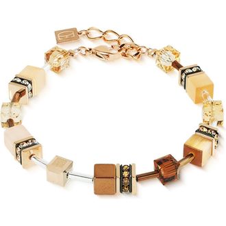 Coeur de Lion Geocube Iconic Bracelet in Mocha Mousse at Nordstrom, Size 8.5