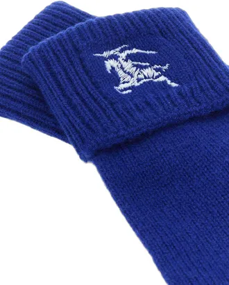 Burberry Cashmere-Nylon Gloves - Blue