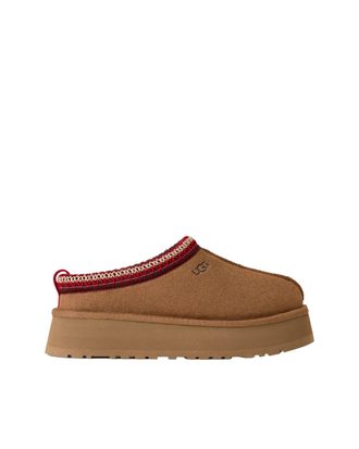 UGG Tazz II Chestnut Smooth Suede Clogs