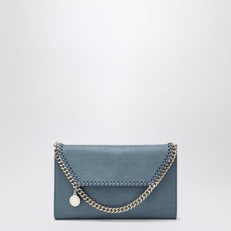 Stella McCartney Light blue Falabella shoulder wallet bag