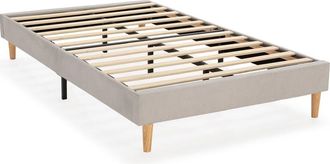 HOMN Base tapizada 90x190 cm color gris