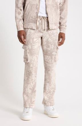 Fleece Factory Tonal Leaves Fleece Cargo Pants at Nordstrom Rack, Size X-Large