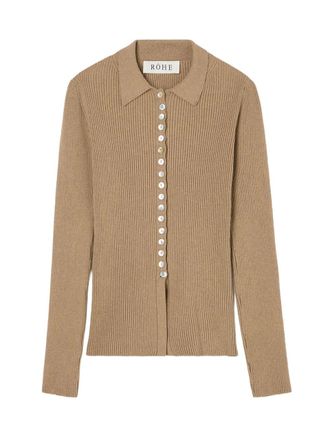 R&oacute;he Elongated Rib Cardigan 41823302