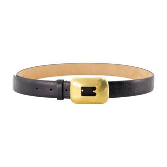 Balenciaga Clicca Belt - female - Balenciaga - Belts - Black - 80 CM - Accessories