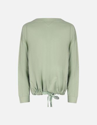 Parajumpers Womens Parajumpers Gwen Nile Green Oversized Sweatshirt - Size: 10/8