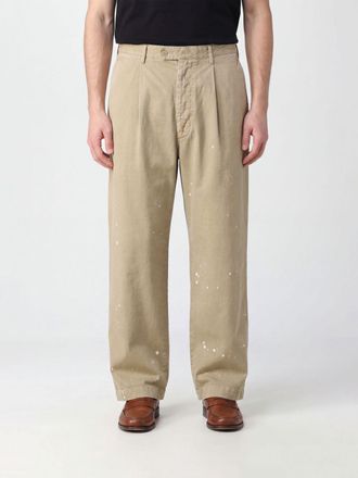Auralee Wide-Leg Cotton Trousers with Off-Center Closure