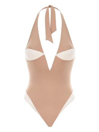 Noire Swimwear Sienna swimsuit - Neutrals