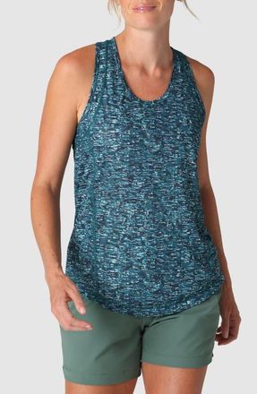 Outdoor Research Echo Performance Tank in Mallard Traverse Print at Nordstrom, Size Xx-Small