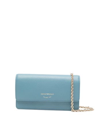 Emporio Armani Lederbrieftasche mit Kette