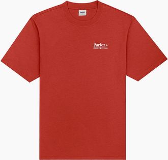 Parlez Clothing Mens Parlez Pomme Kiln T-Shirt - Red - Size: 40