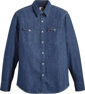 Levi's Denim Overhemden - Heren - Spijkeroverhemden - Blauw - S - Denim - Overhemden