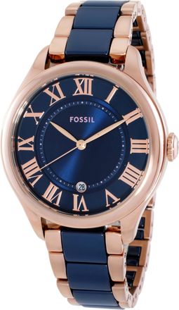 Fossil Gilmore Quartz Navy Dial Ladies Watch CE1134