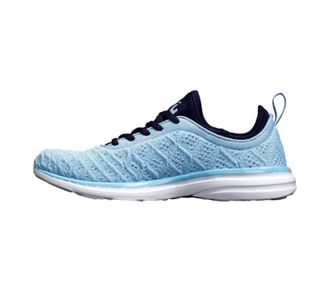 Athletic Propulsion Labs Womens Techloom Phantom Shoes In Ice Blue/navy/white