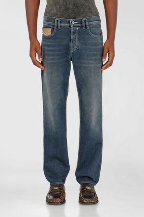 Diesel Regular Jeans Regular Waist 2023 D-Finitive, Medium blue, Button fly