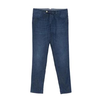 Incotex Slim-fit Jeans, male, Blue, Size: W32 Bxs01R.0517B Slim-fit Jeans