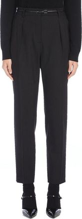 Max Mara Womens Black Elastane Dress Pants